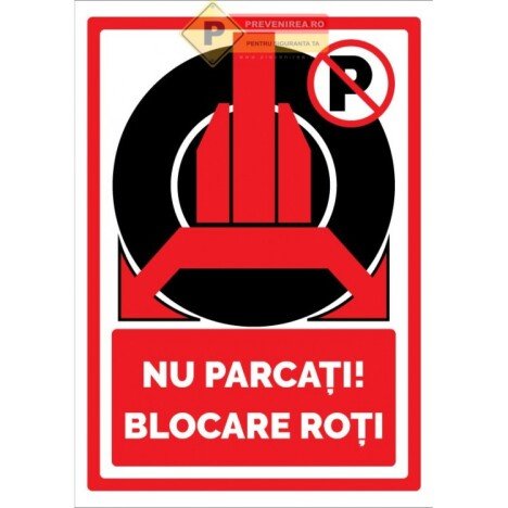Indicator de securitate pentru blocarea rotilor